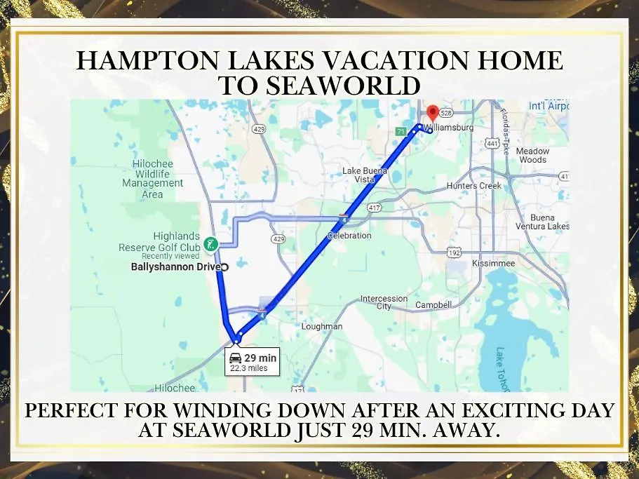Hampton Lakes Vacation Pool Home Four Corners